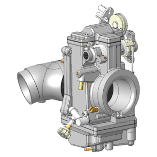 310024 Mikuni HSR42 carb 3D CAD model