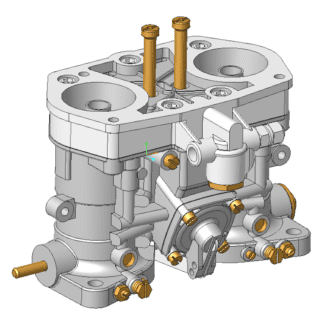 310025 Weber IDF 40 carb 3D CAD model