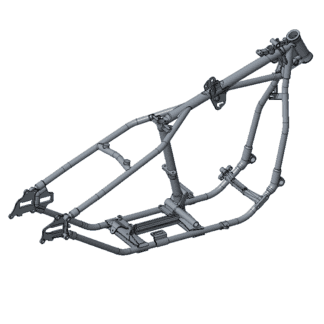310060 1948 HD Wishbone Frame 3D CAD model