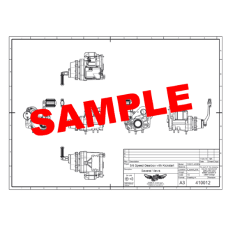 410012 5/6 Speed Gearbox with Kickstart