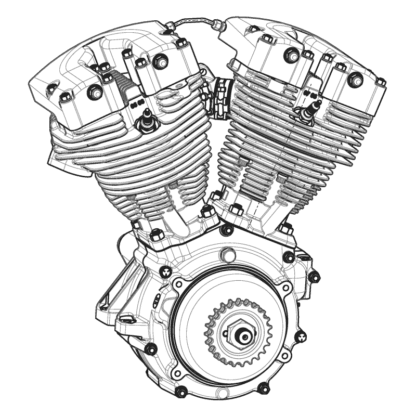 310004 Shovelhead 3D CAD model - Image 3