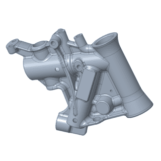 310601 Shovelhead Neck Casting 3D CAD model