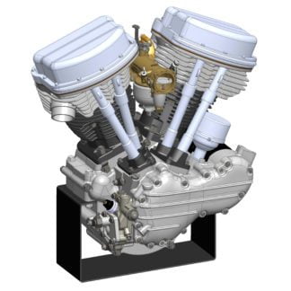 310009 Panhead 3D CAD model
