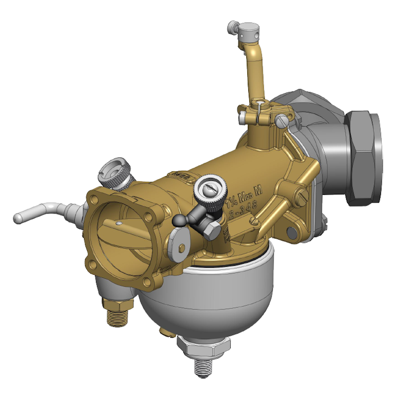 310029 Linkert M88 / M51 / M51L carb 3D CAD model - Image 3