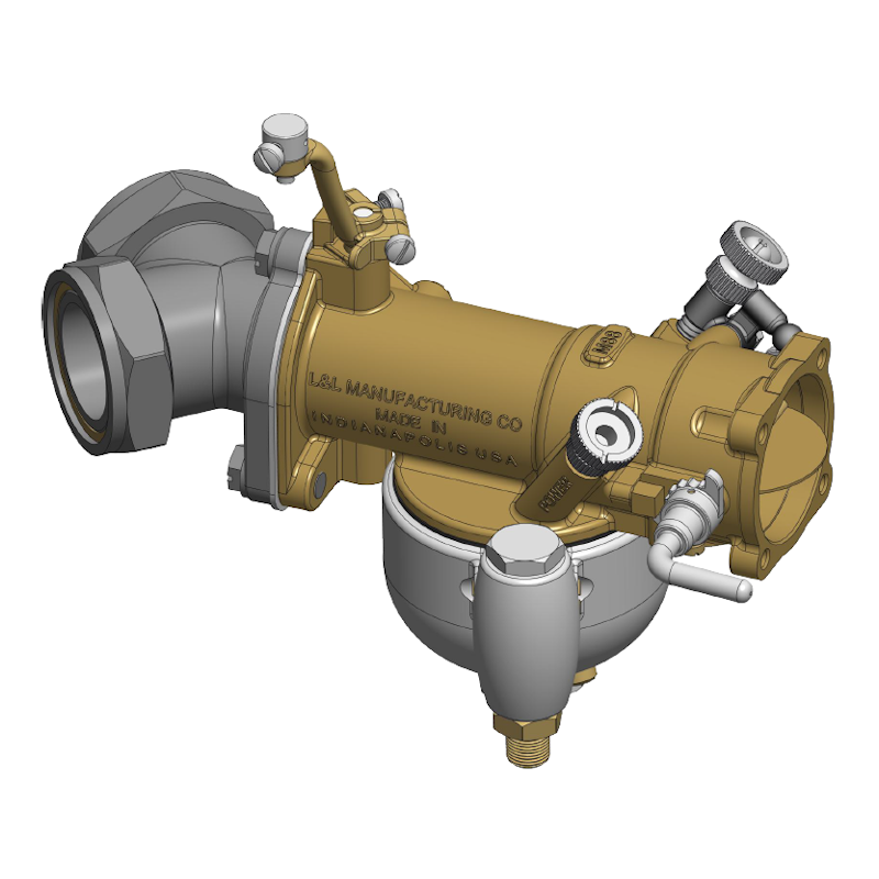 310029 Linkert M88 / M51 / M51L carb 3D CAD model - Image 2
