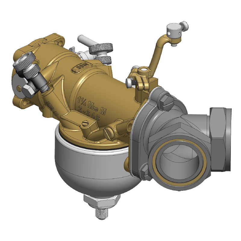 310029 Linkert M88 / M51 / M51L carb 3D CAD model - Image 4