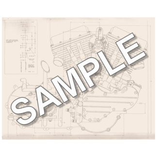510003 Blueprint PDF of Panhead Drivetrain (Right Side)