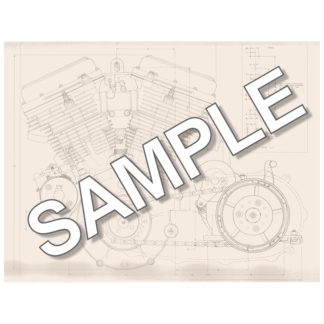 510004 Blueprint PDF of Panhead Drivetrain (Left Side)